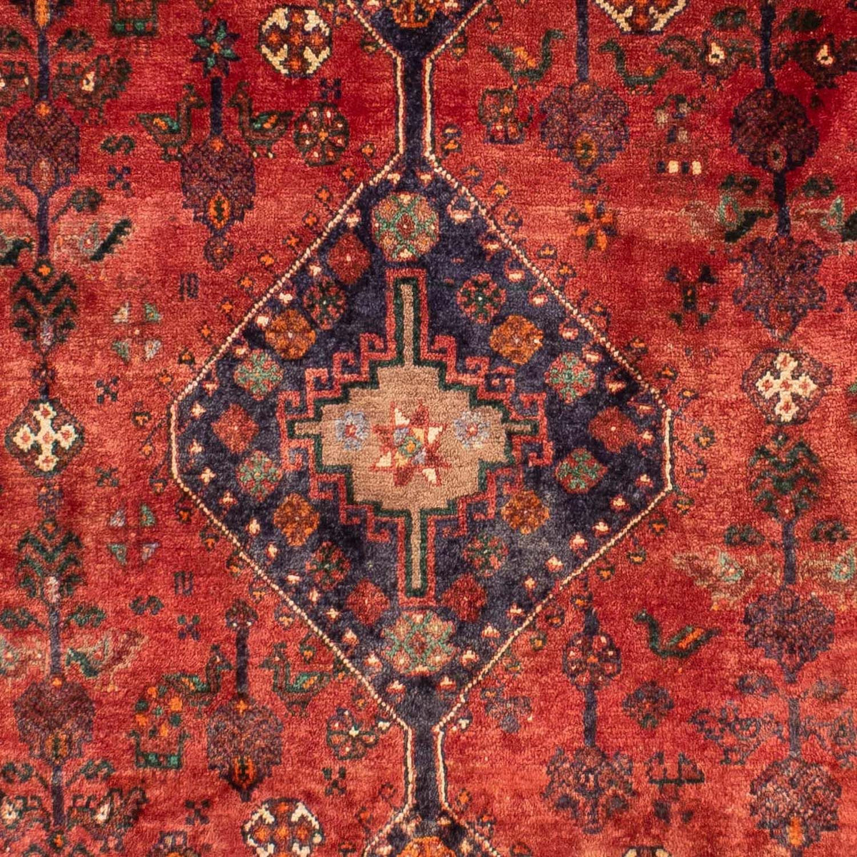 Persisk tæppe - Nomadisk - 306 x 212 cm - rød