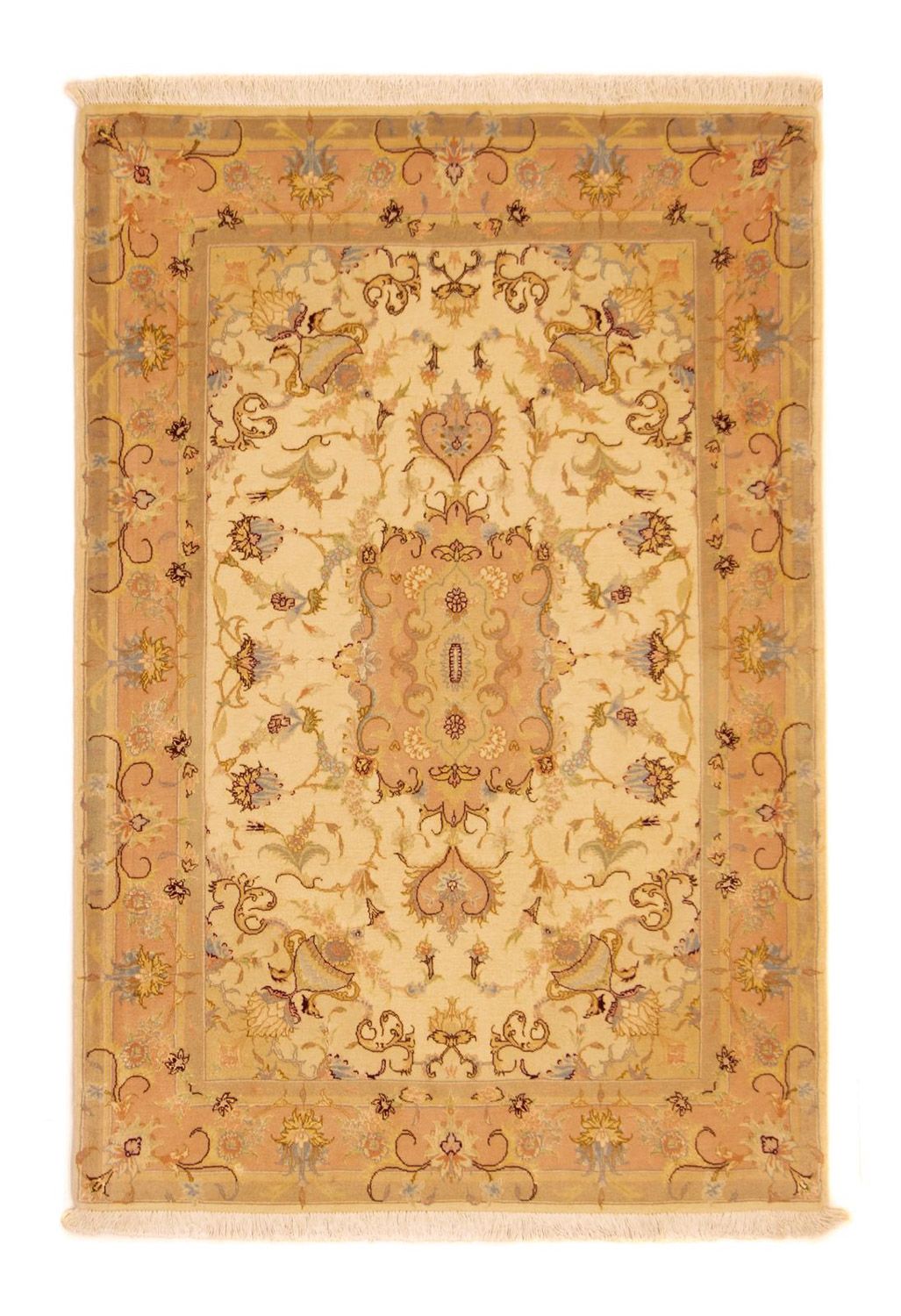 Persisk tæppe - Tabriz - Royal - 155 x 104 cm - beige