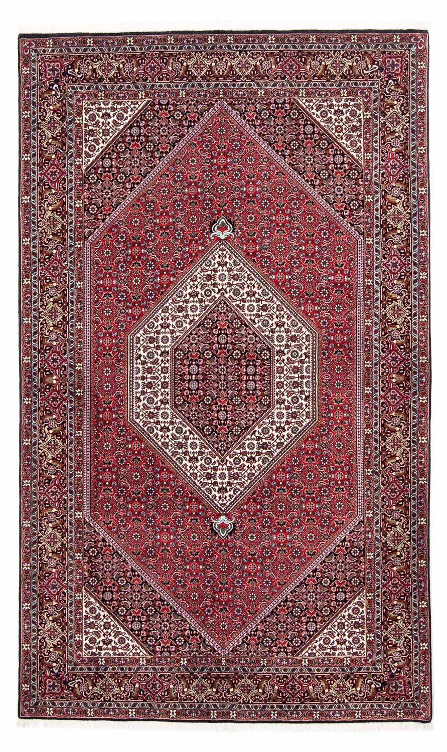 Persisk tæppe - Bijar - 250 x 149 cm - rød