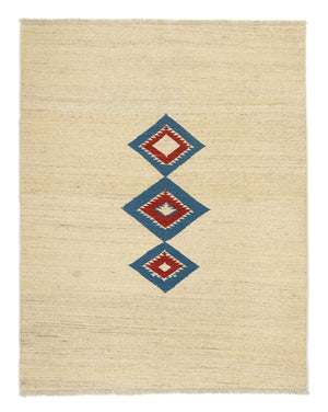 Gabbeh-tæppe - Persisk - 188 x 145 cm - beige