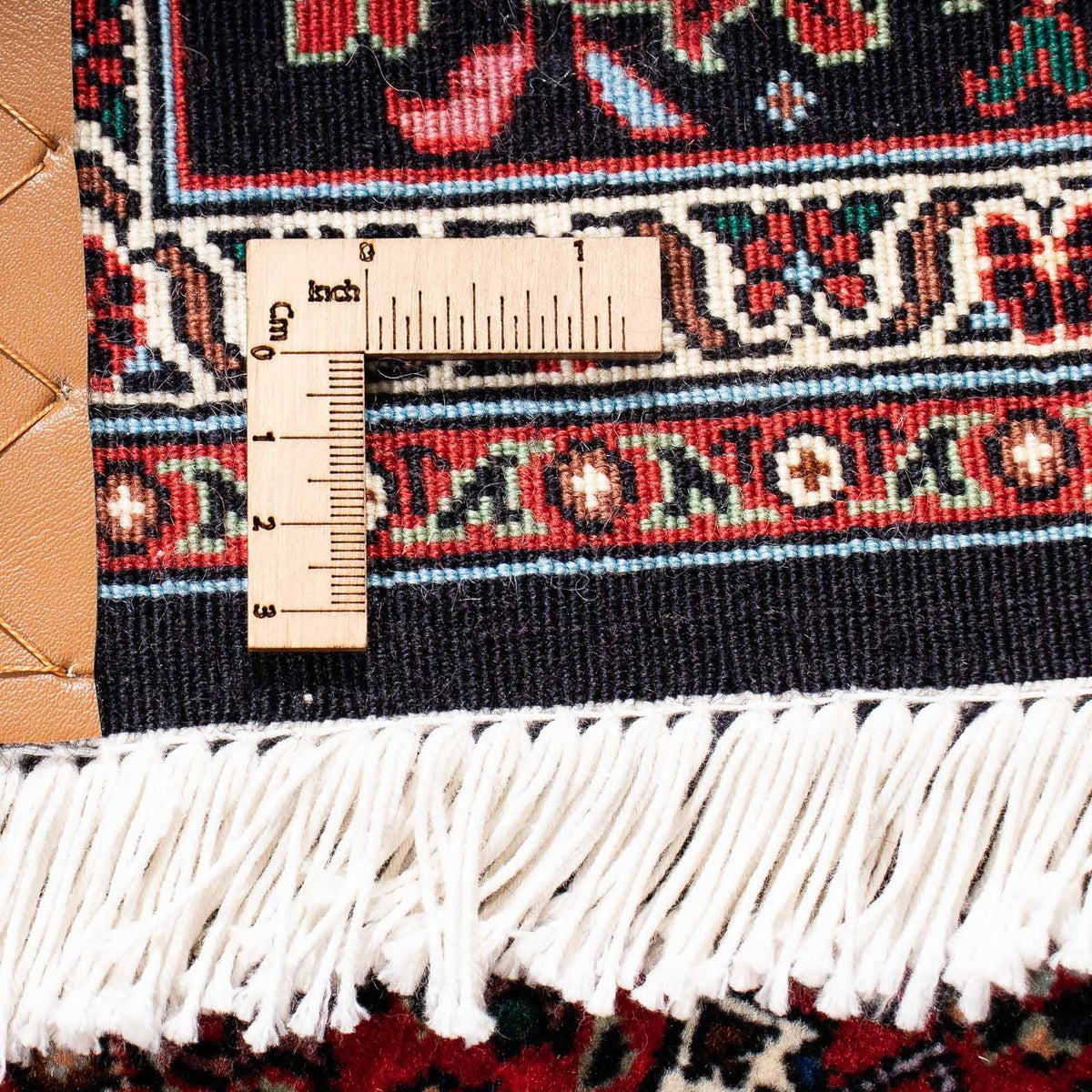 Persisk tæppe - Bijar - 248 x 148 cm - mørkerød