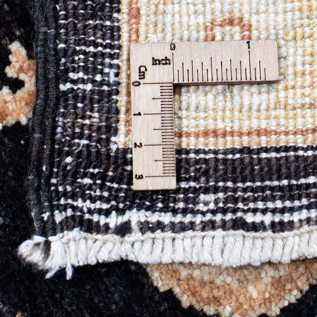 Gabbeh-tæppe - Persisk - 190 x 140 cm - lys brun