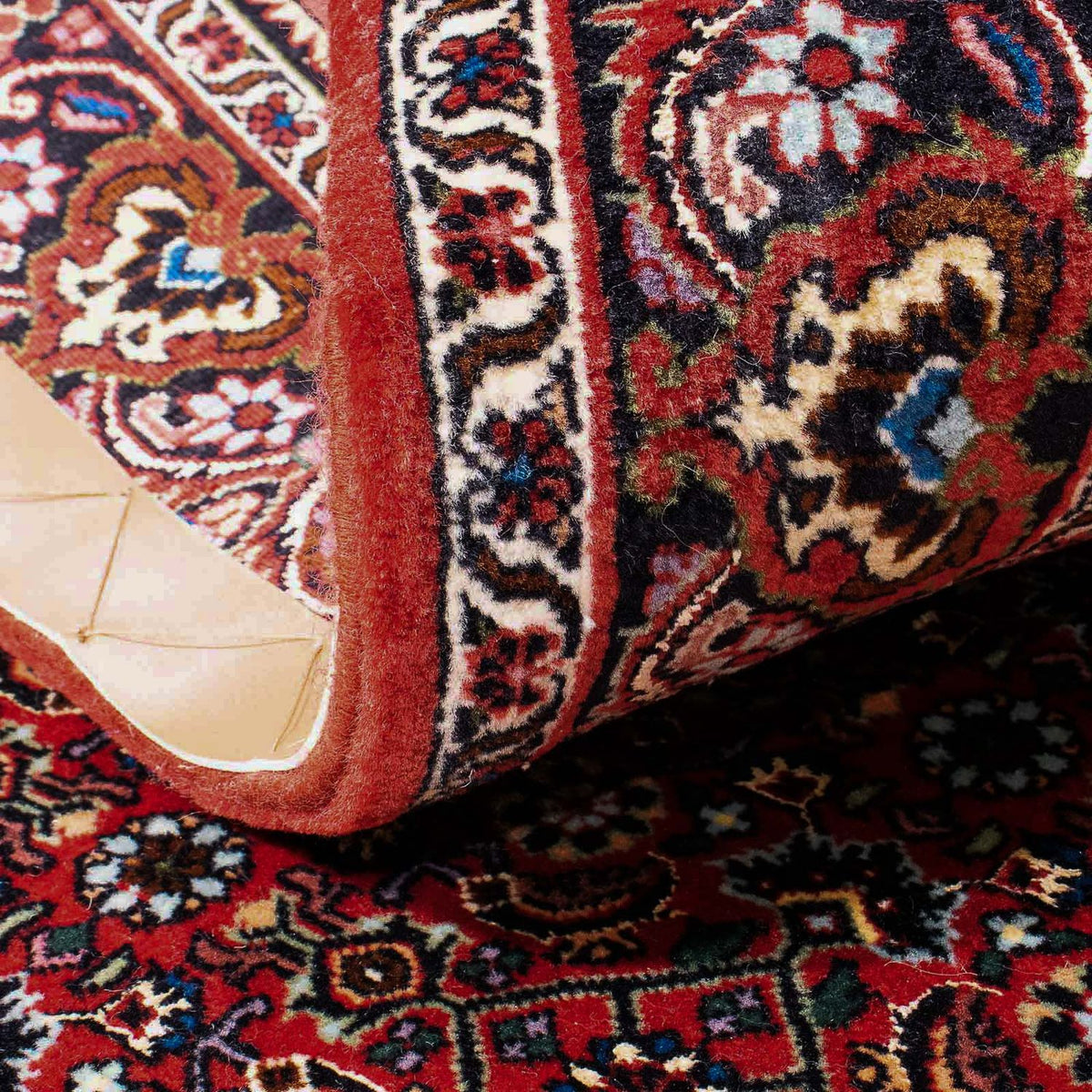 Persisk tæppe - Bijar - 178 x 110 cm - rød