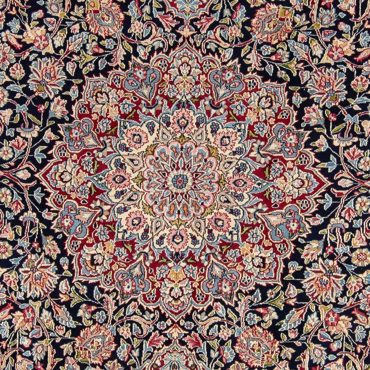 Persisk tæppe - Royal - 360 x 265 cm - mørkeblå