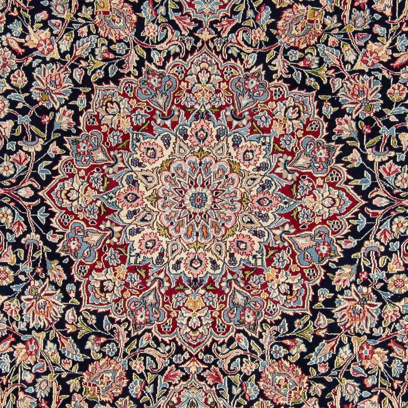 Persisk tæppe - Royal - 360 x 265 cm - mørkeblå