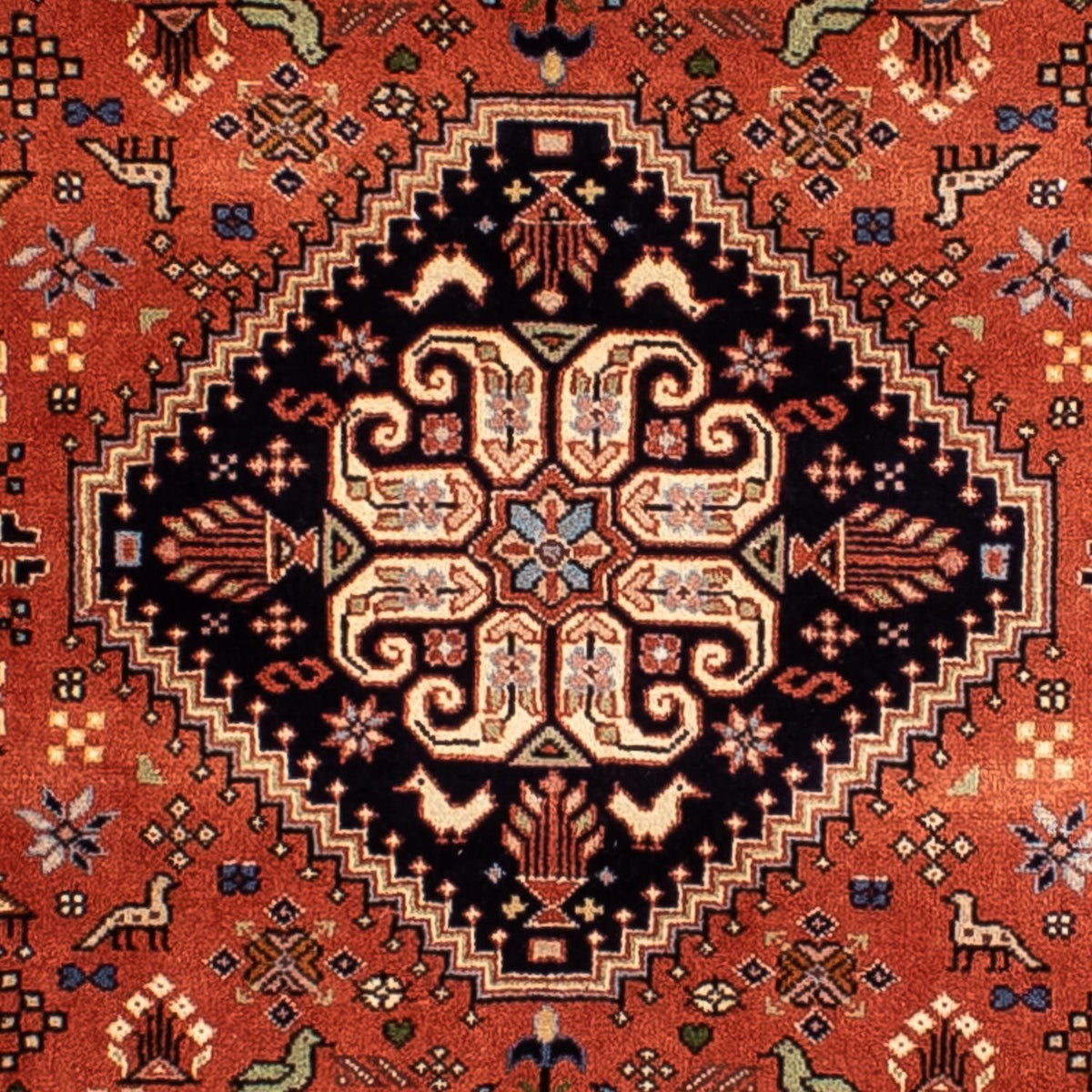 Persisk tæppe - Nomadisk - 300 x 200 cm - mørkeblå