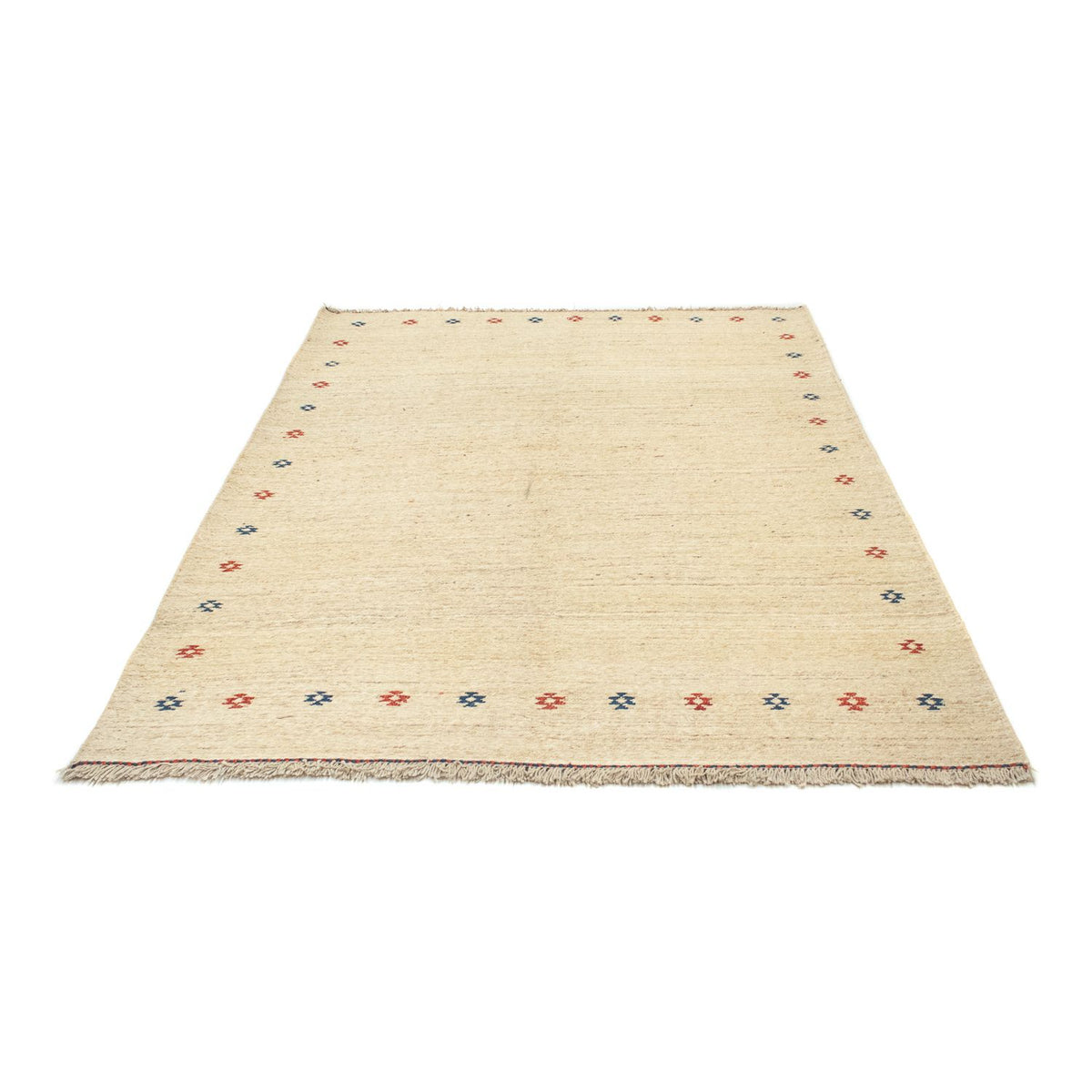 Gabbeh-tæppe - Persisk - 198 x 150 cm - beige
