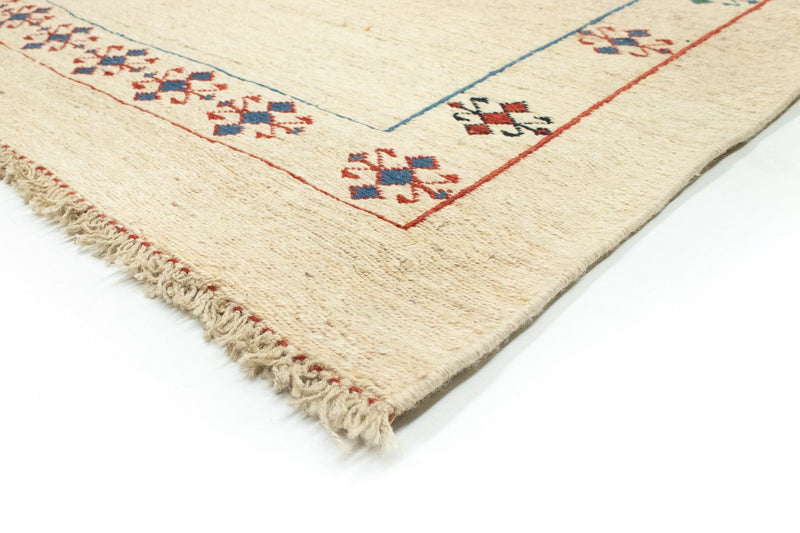 Gabbeh-tæppe - Persisk - 206 x 147 cm - beige