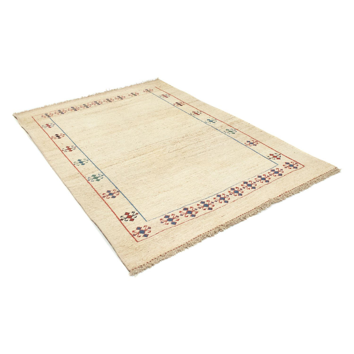 Gabbeh-tæppe - Persisk - 206 x 147 cm - beige