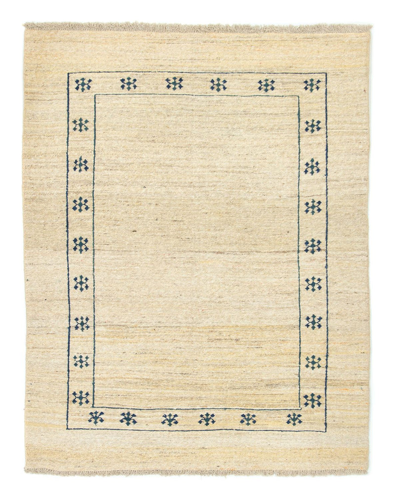 Gabbeh-tæppe - Persisk - 193 x 145 cm - beige