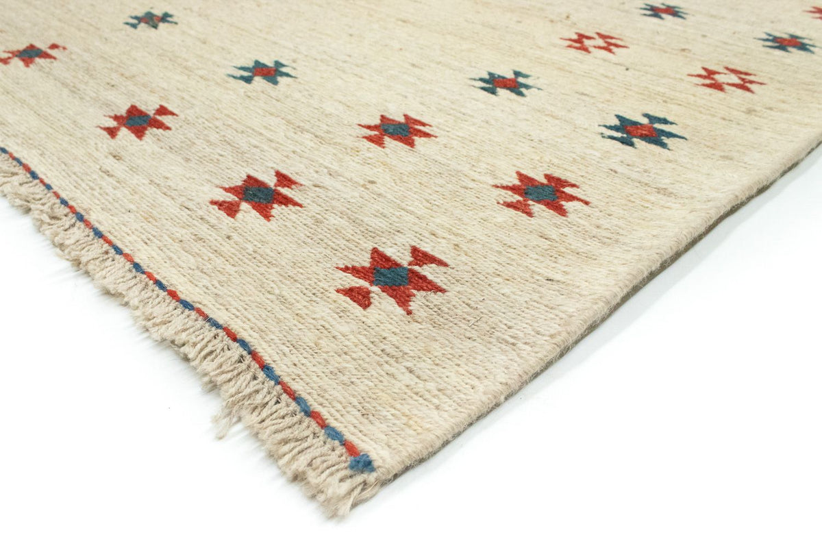 Gabbeh-tæppe - Persisk - 206 x 150 cm - beige