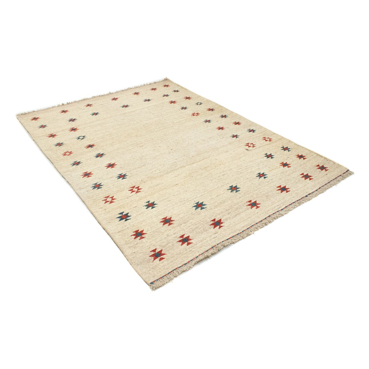 Gabbeh-tæppe - Persisk - 206 x 150 cm - beige