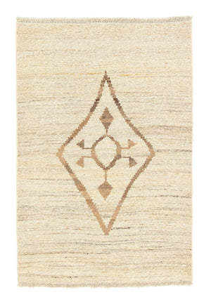 Gabbeh-tæppe - Persisk - 148 x 96 cm - beige