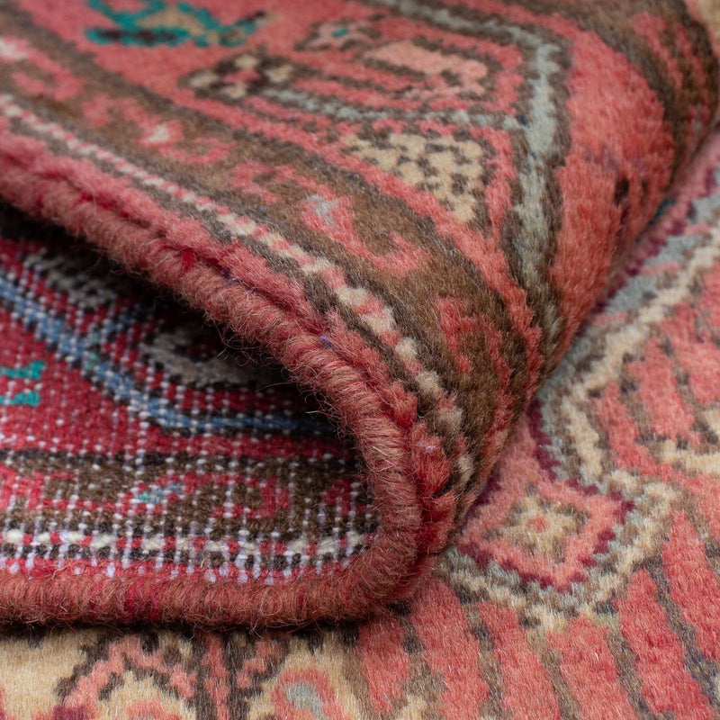 Persisk tæppe - Nomadisk - 126 x 80 cm - lysrød