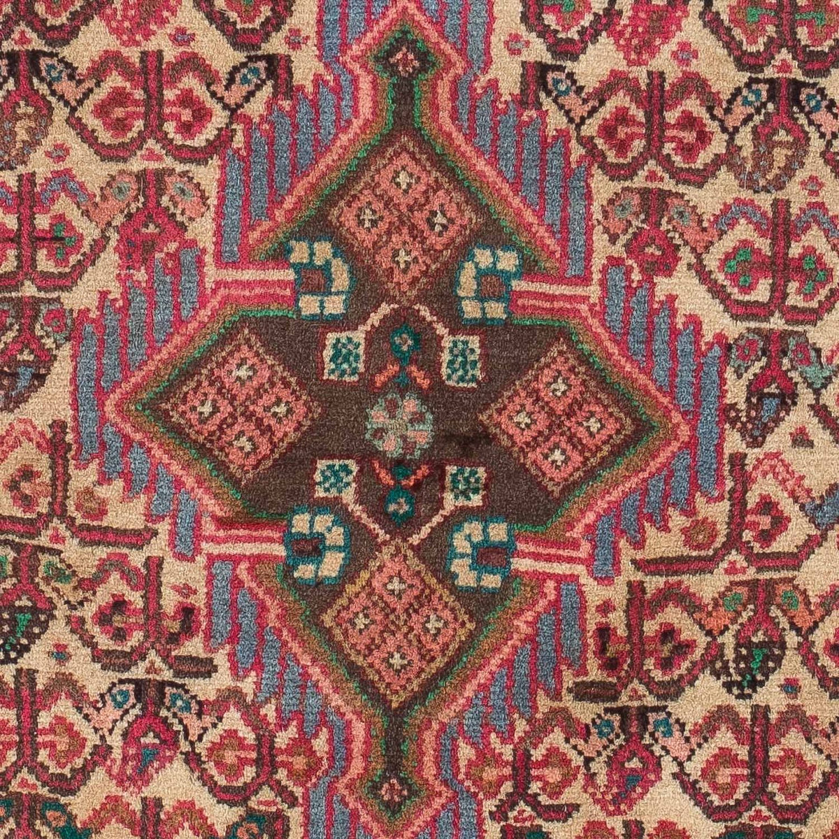 Persisk tæppe - Nomadisk - 125 x 81 cm - beige