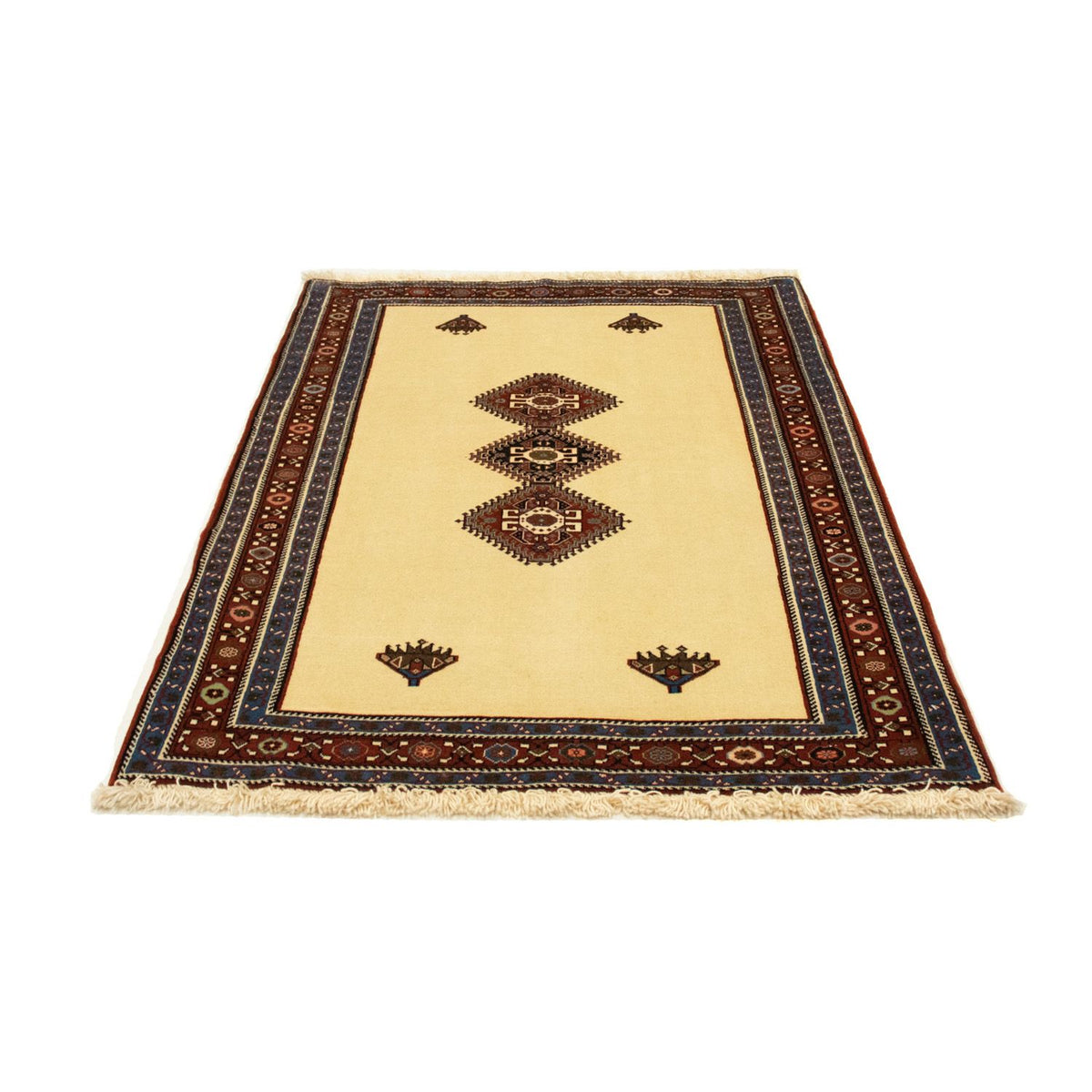 Persisk tæppe - Nomadisk - 160 x 107 cm - beige