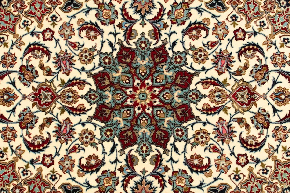 Persisk tæppe - Isfahan - Premium - 158 x 104 cm - beige