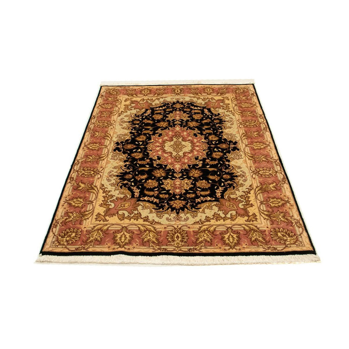 Persisk tæppe - Tabriz - Royal - 154 x 94 cm - sort