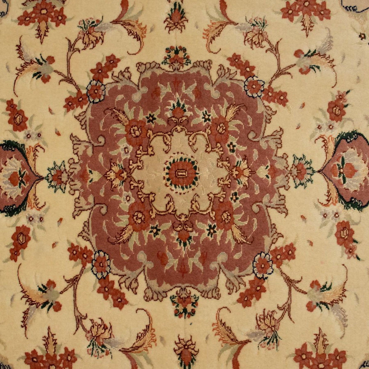 Persisk tæppe - Tabriz - Royal - 150 x 104 cm - beige