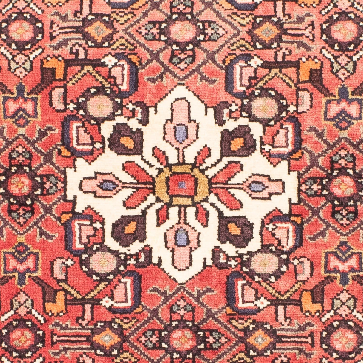 Persisk tæppe - Nomadisk - 153 x 107 cm - lysrød