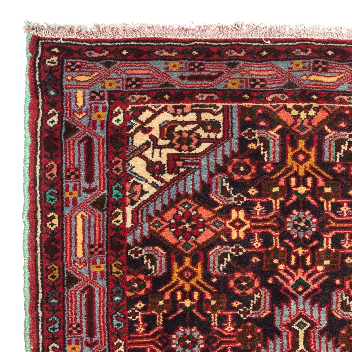 Persisk tæppe - Nomadisk - 125 x 73 cm - lysrød