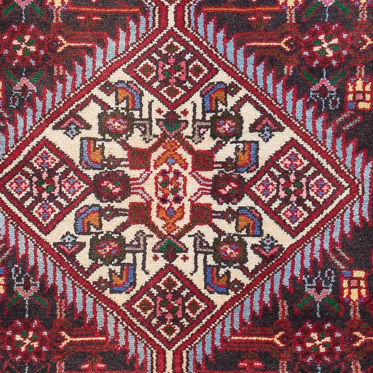 Persisk tæppe - Nomadisk - 120 x 77 cm - flerfarvet