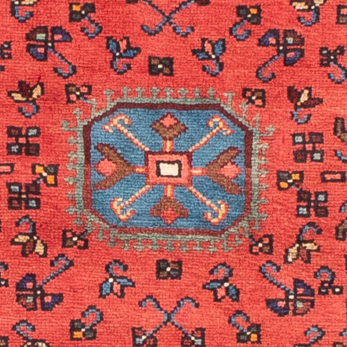 Persisk tæppe - Nomadisk - 226 x 139 cm - mørkeblå