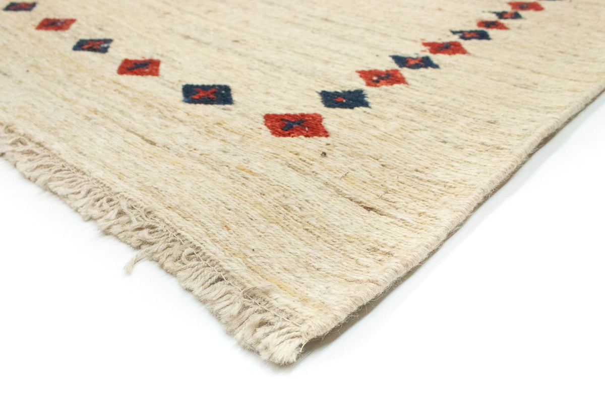Gabbeh-tæppe - Persisk - 192 x 148 cm - beige