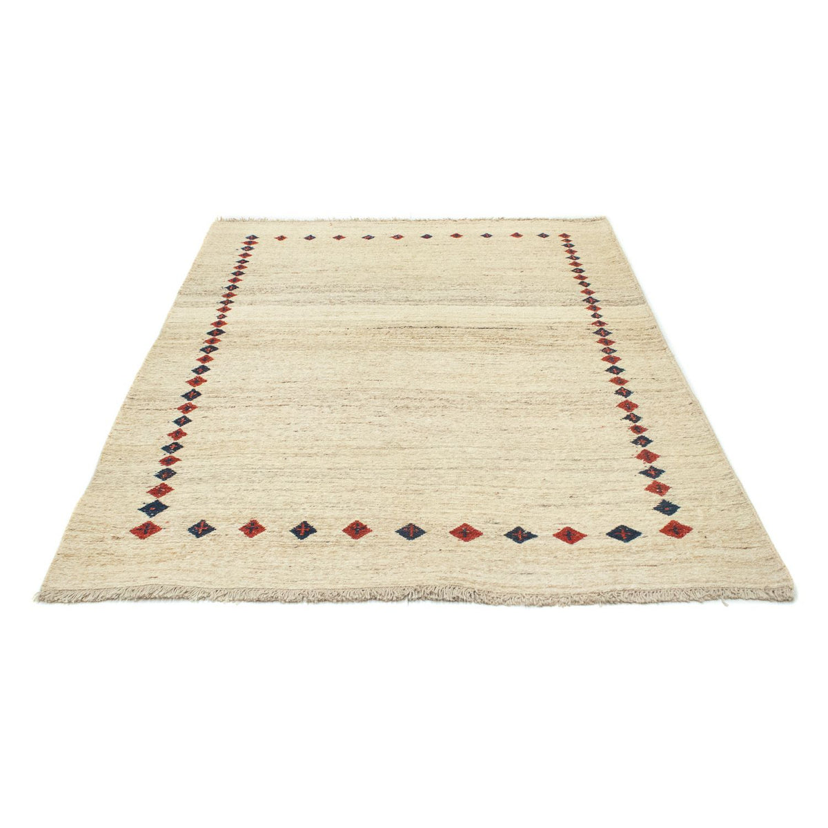 Gabbeh-tæppe - Persisk - 192 x 148 cm - beige