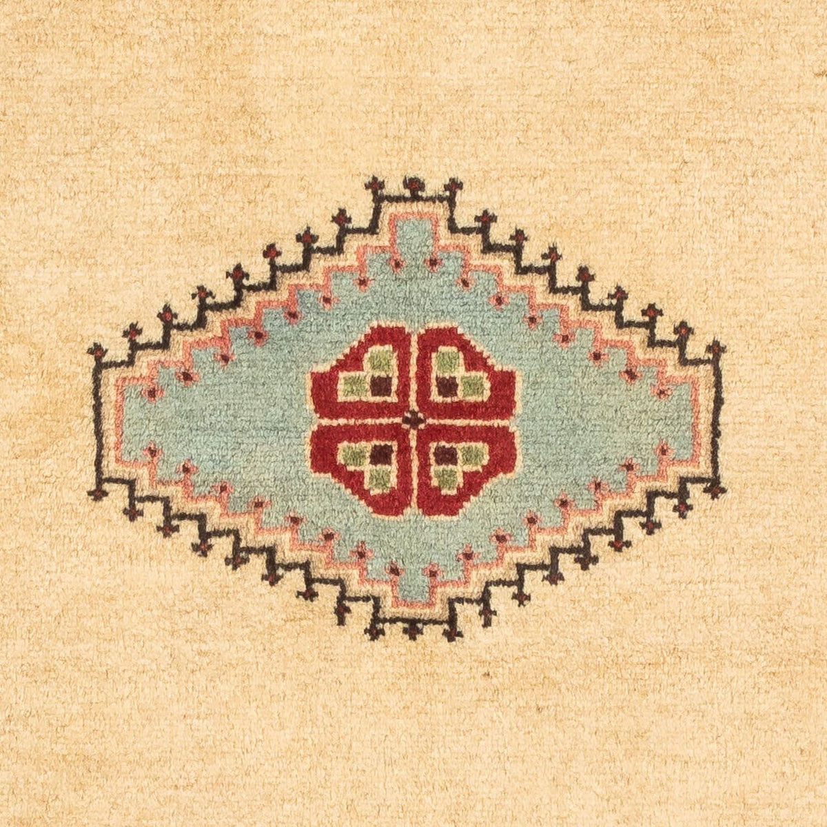 Persisk tæppe - Nomadisk - 105 x 64 cm - lys brun