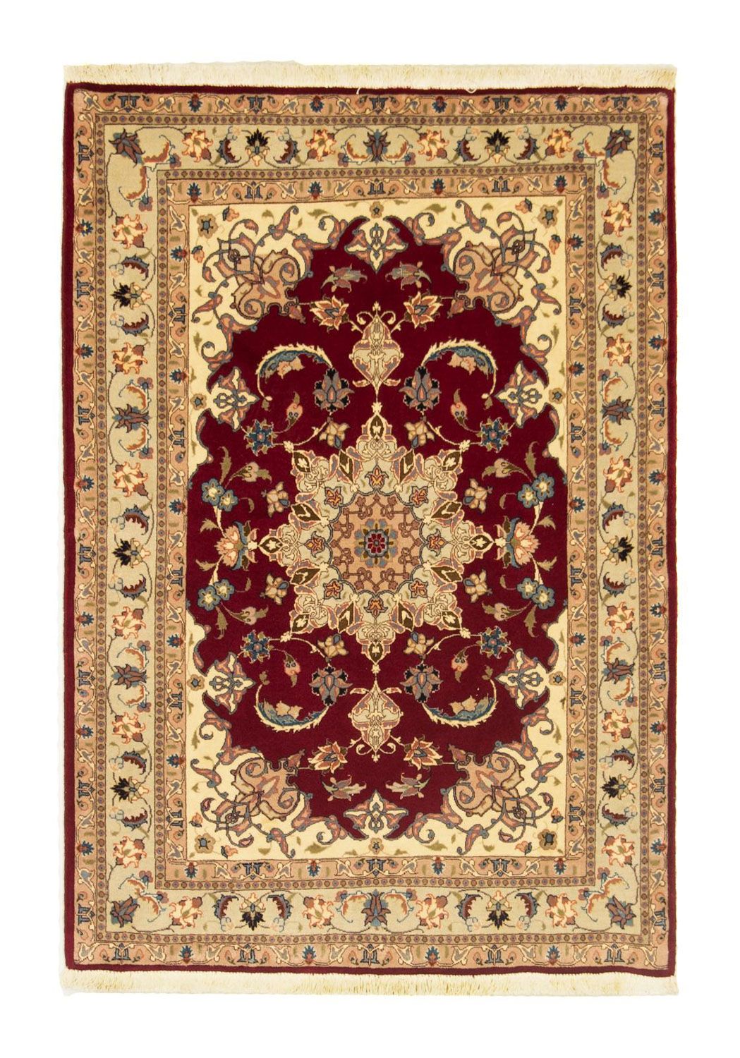 Persisk tæppe - Tabriz - Royal - 148 x 98 cm - rød