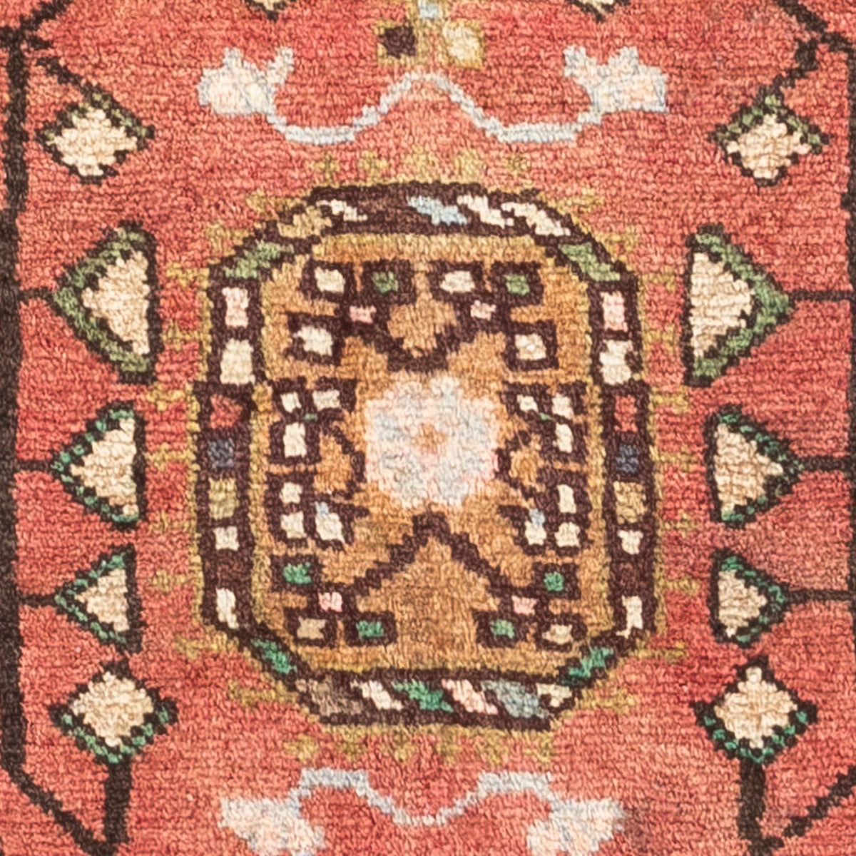 Persisk tæppe - Nomadisk - 127 x 75 cm - lysrød