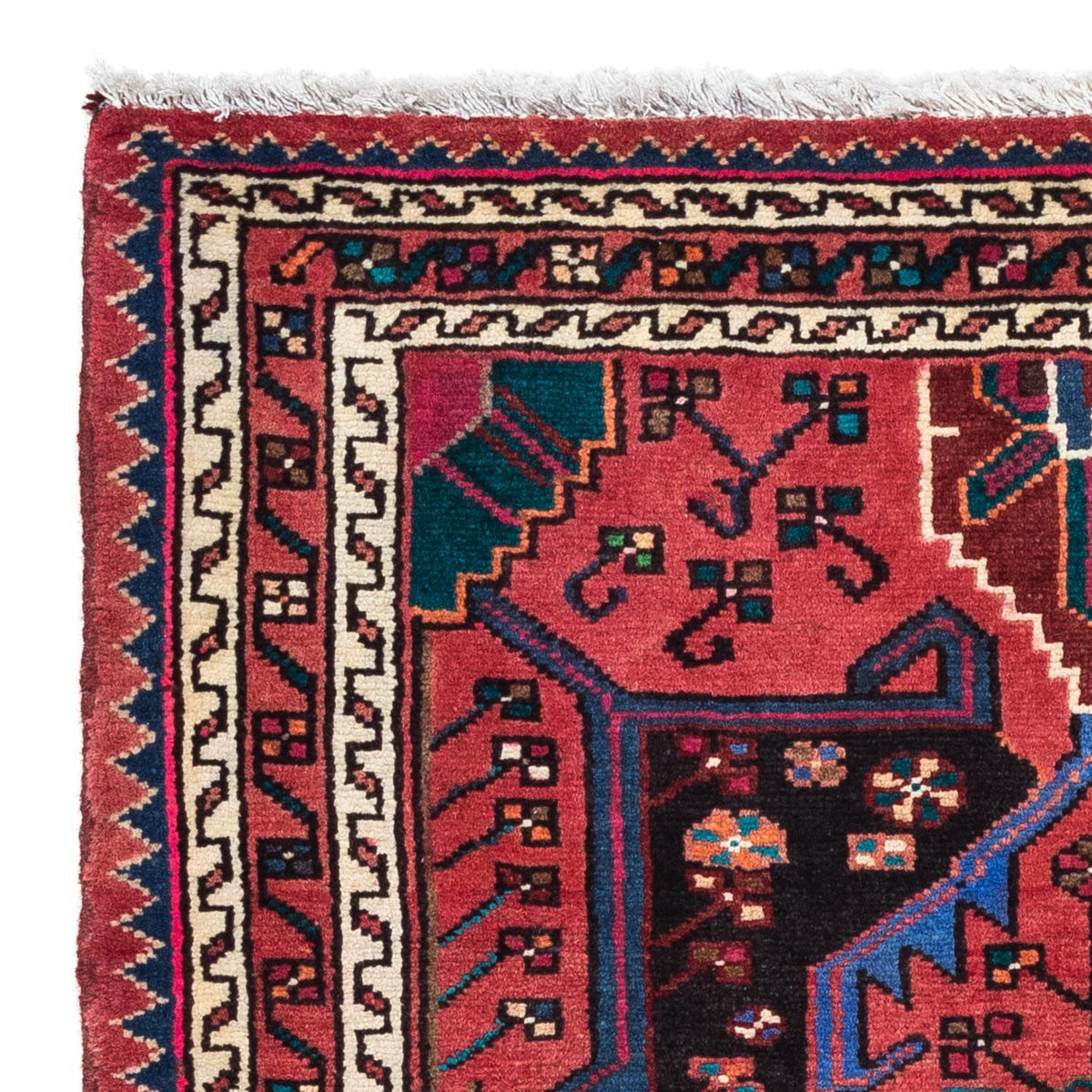 Persisk tæppe - Nomadisk - 128 x 88 cm - rød