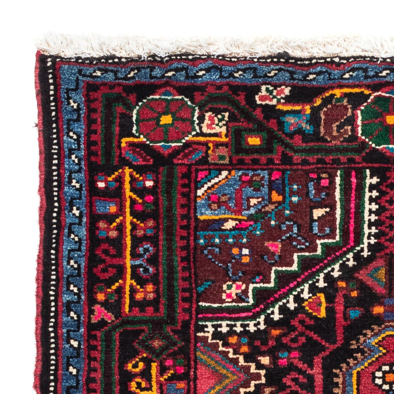 Persisk tæppe - Nomadisk - 122 x 83 cm - mørkeblå