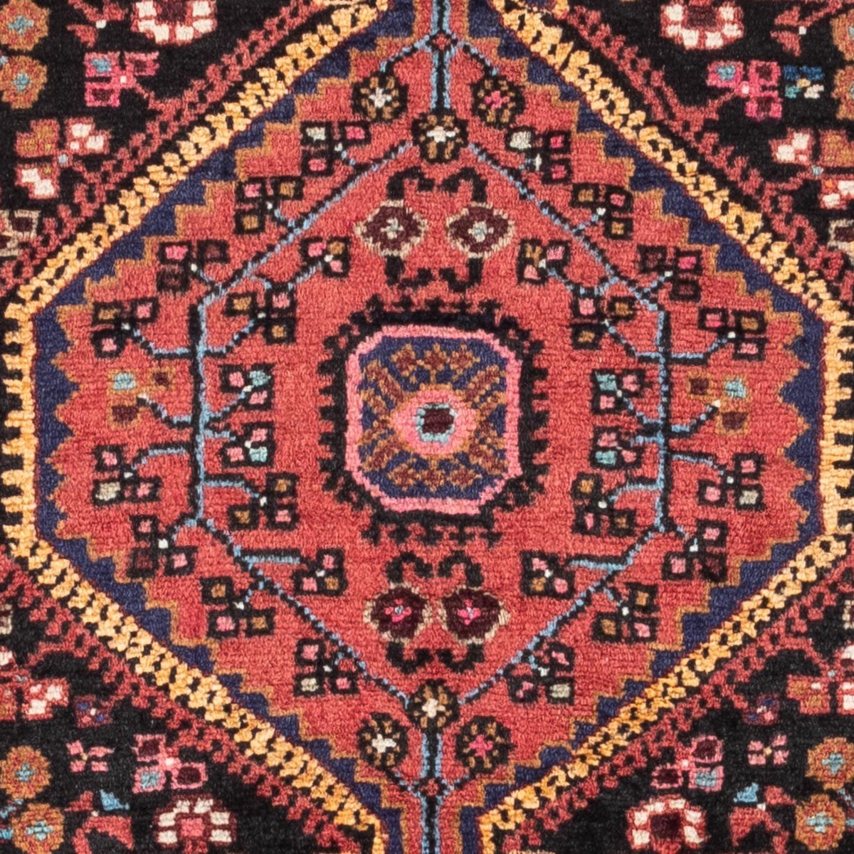 Persisk tæppe - Nomadisk - 118 x 75 cm - rød