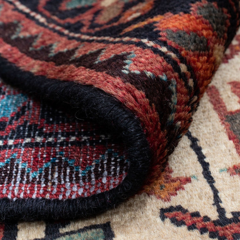 Persisk tæppe - Nomadisk - 133 x 95 cm - beige