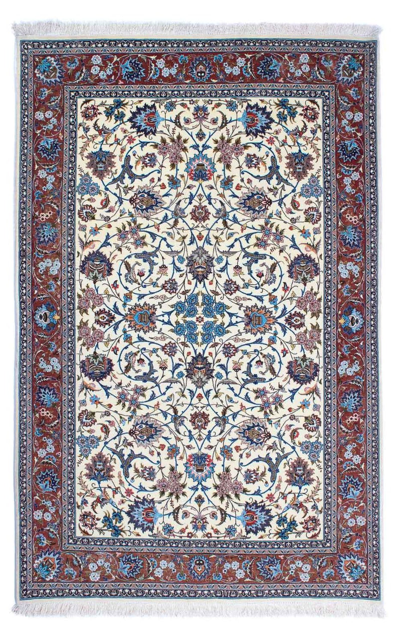 Persisk tæppe - Ghom - 215 x 137 cm - beige