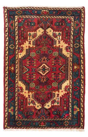 Persisk tæppe - Nomadisk - 122 x 84 cm - rød