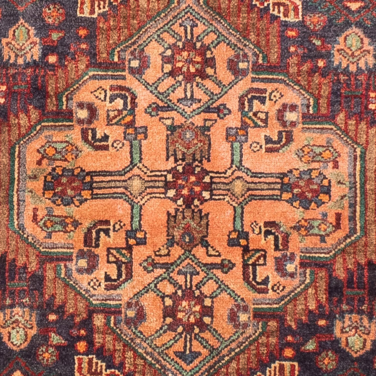 Persisk tæppe - Nomadisk - 241 x 141 cm - brun