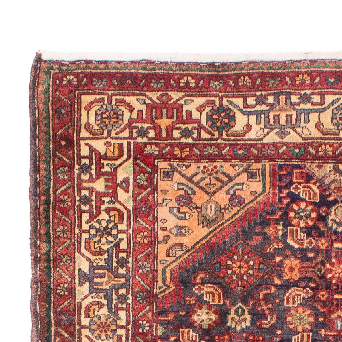 Persisk tæppe - Nomadisk - 241 x 141 cm - brun
