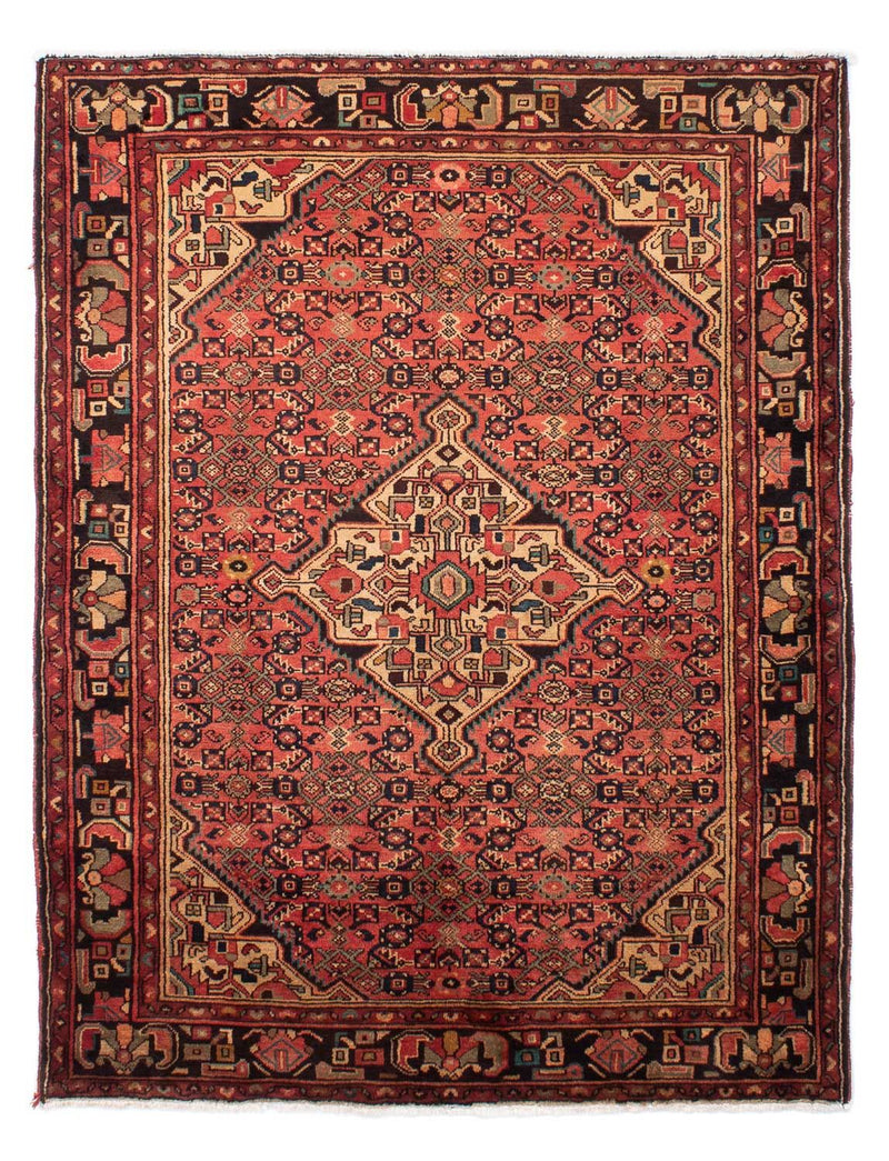Persisk tæppe - Nomadisk - 216 x 163 cm - lysrød