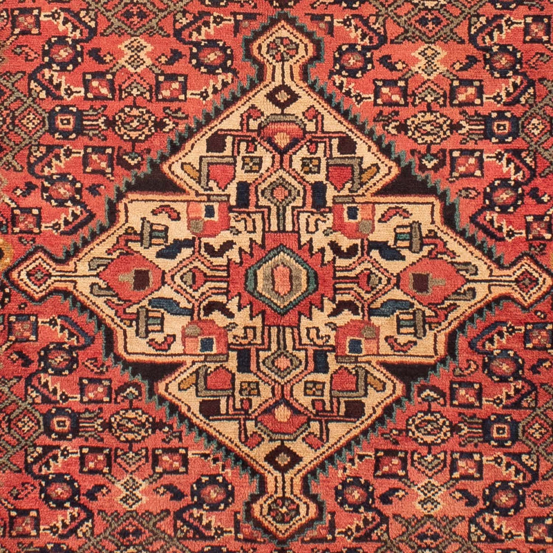 Persisk tæppe - Nomadisk - 216 x 163 cm - lysrød