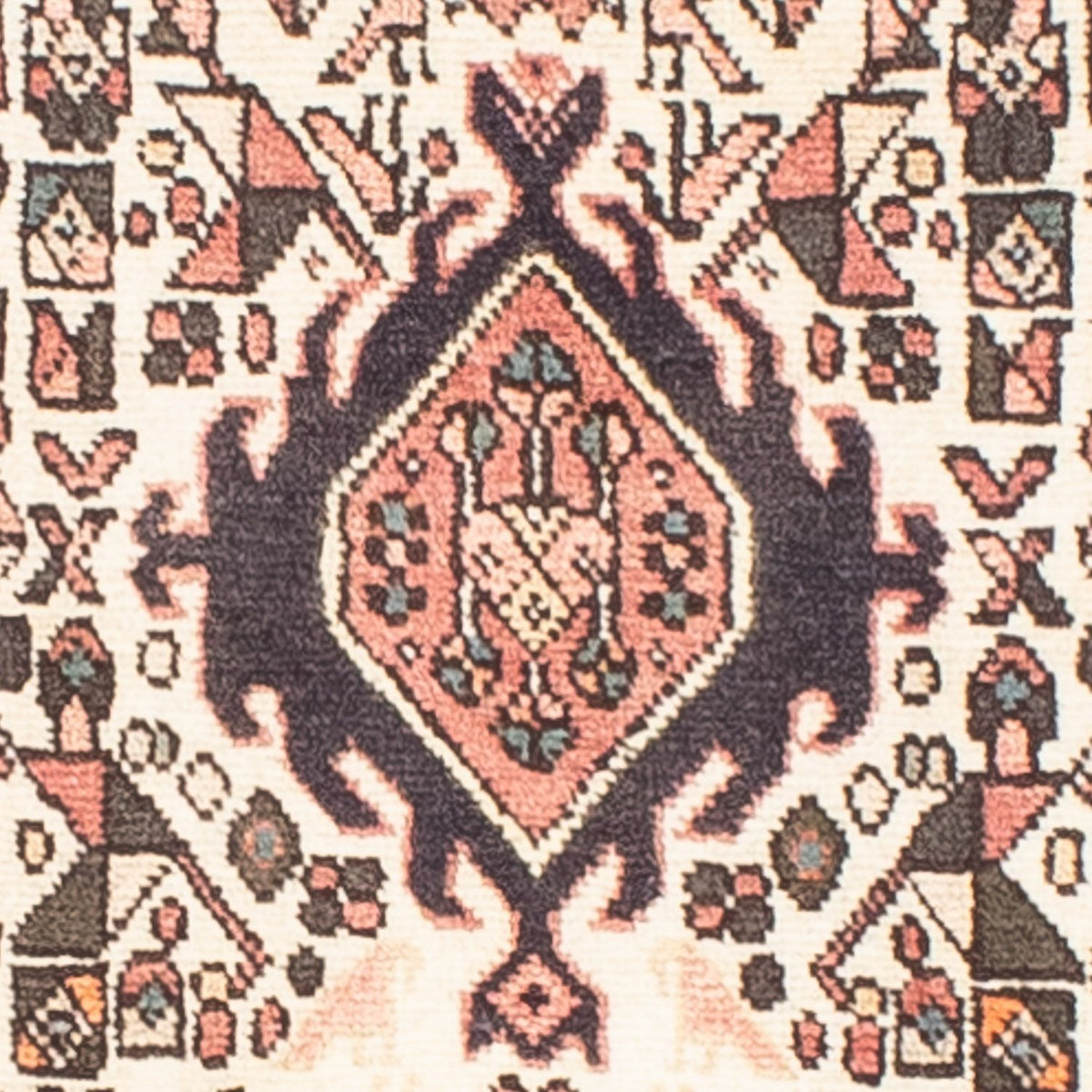 Løber Persisk tæppe - Nomadisk - 389 x 70 cm - beige