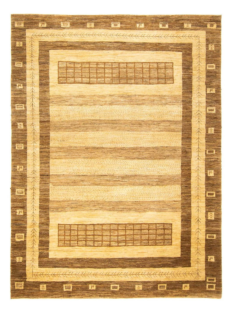 Gabbeh-tæppe - Persisk - 336 x 249 cm - beige