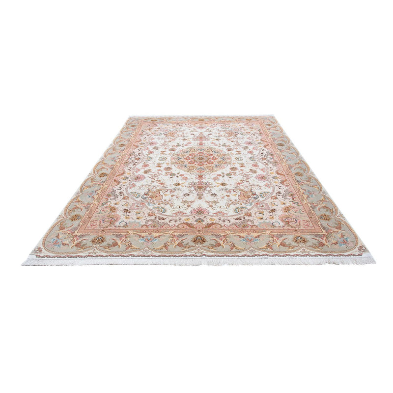Persisk tæppe - Tabriz - Premium - 340 x 246 cm - beige