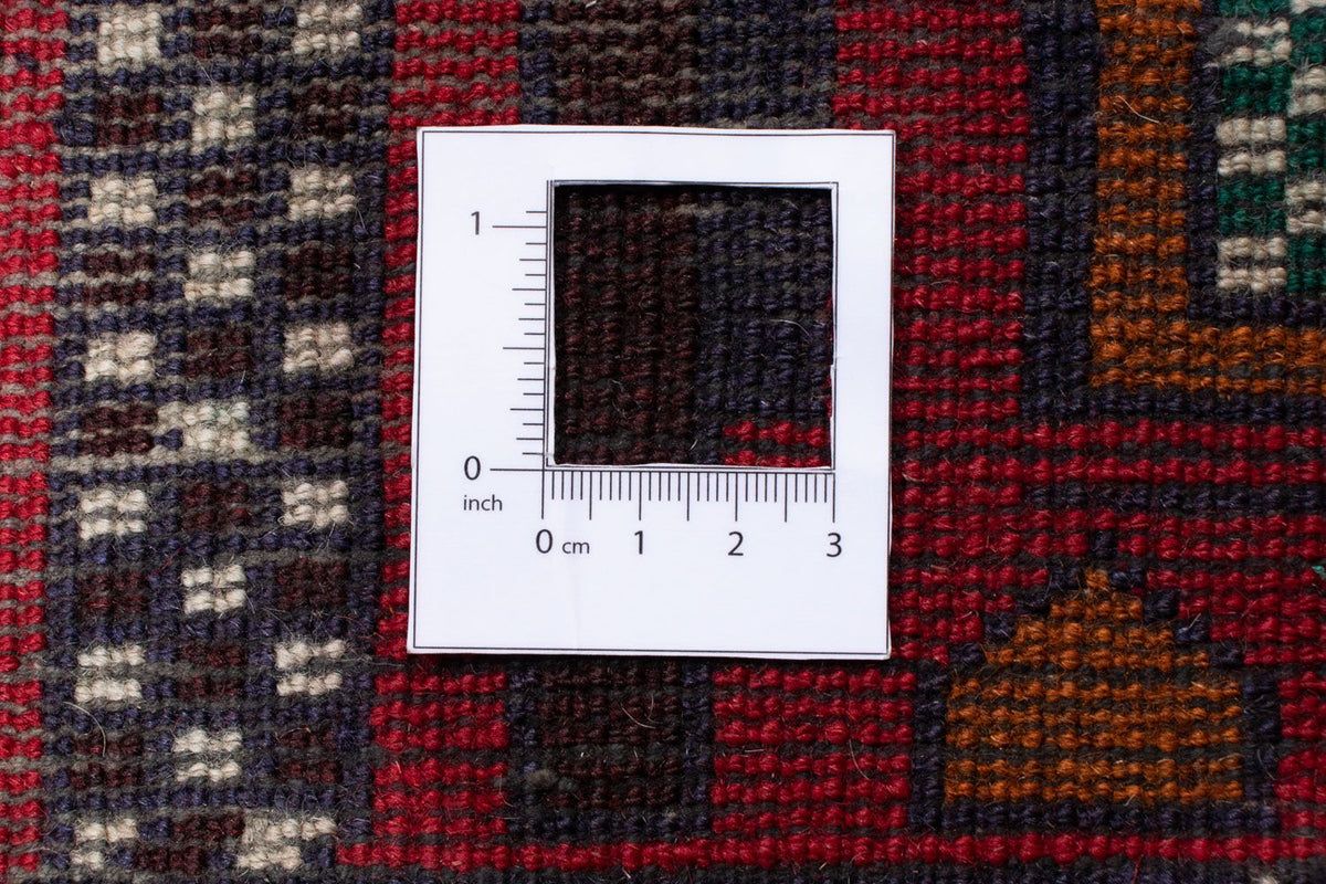 Baluch-tæppe - 132 x 81 cm - mørkerød