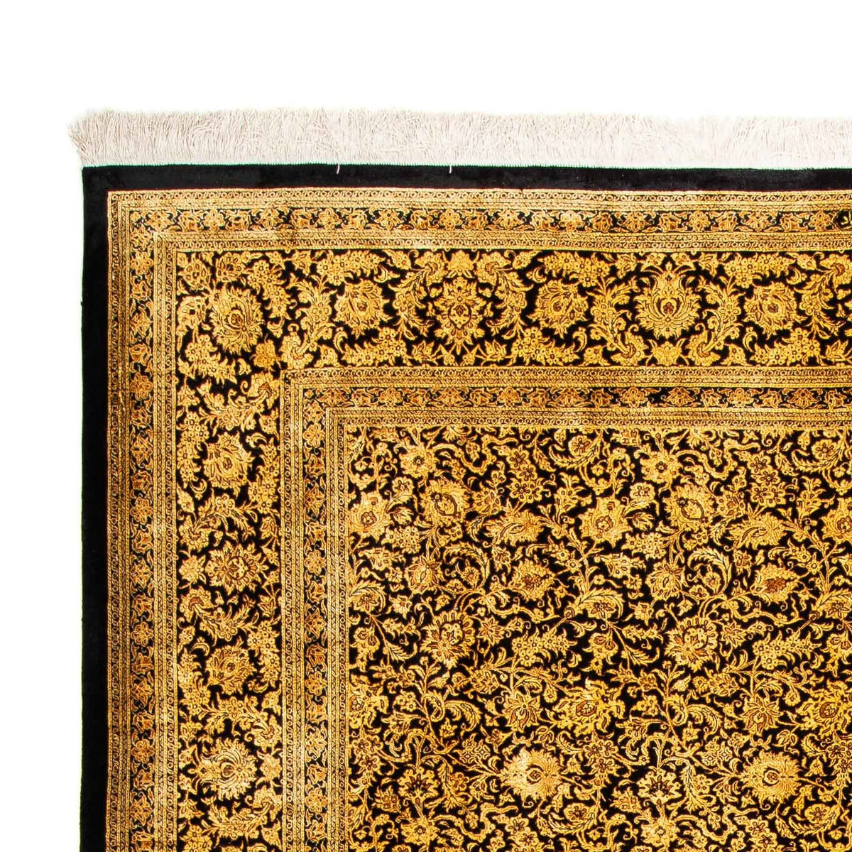 Persisk tæppe - Ghom - 295 x 193 cm - guld