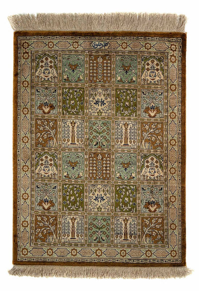 Qom Tæppe 54x72cm - Persisk tæppe