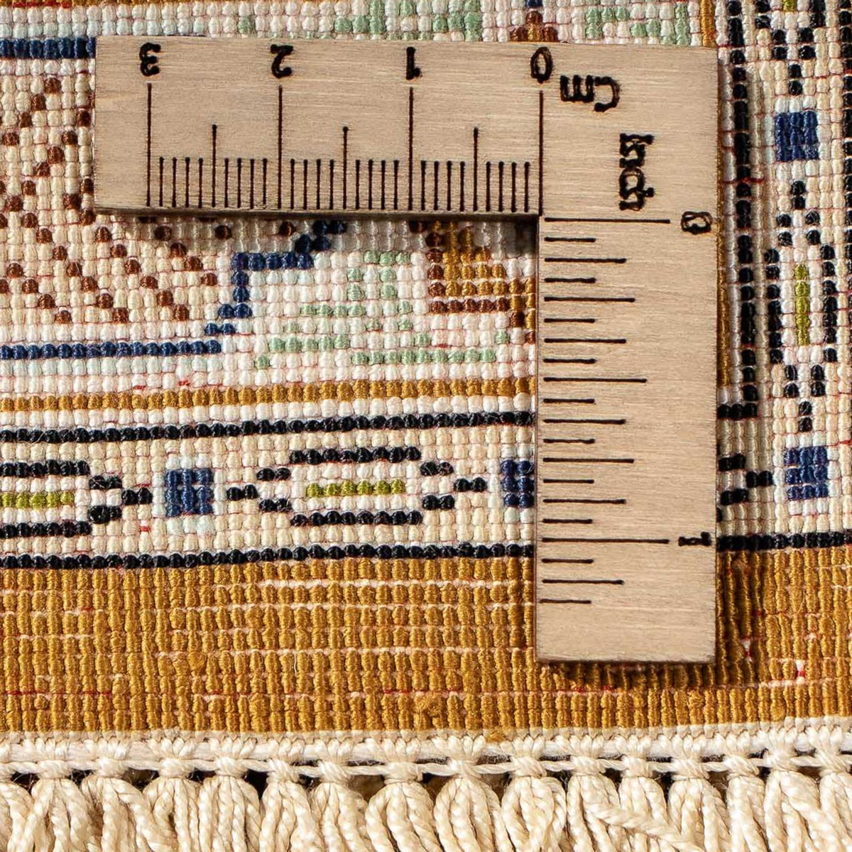 Persisk tæppe - Ghom - 72 x 54 cm - flerfarvet