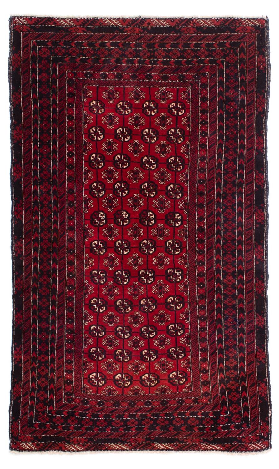 Baluch-tæppe - 186 x 119 cm - mørkerød